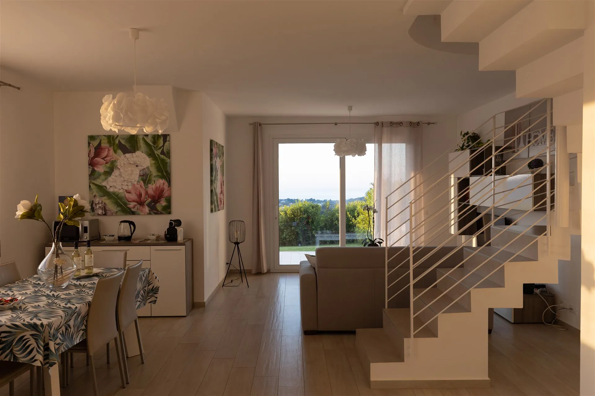 Zona Giorno con vista mare, Villa Cristina